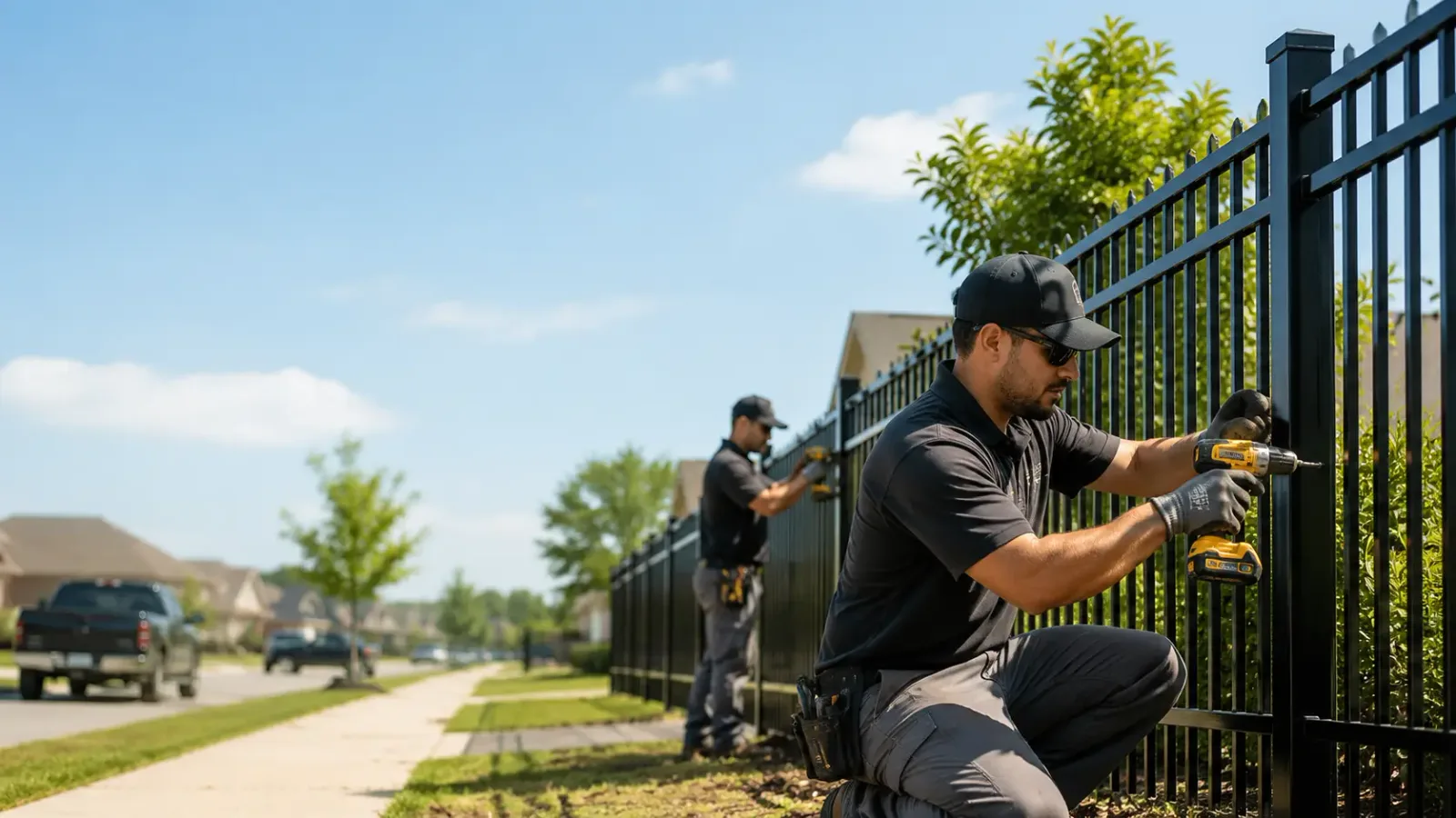 Metal Fence Installation in Unionville, IN